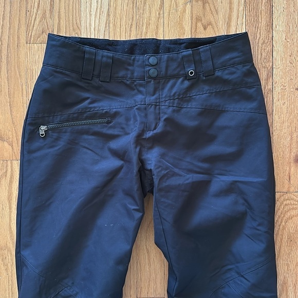 Obermeyer sz 8 women’s black ski snowboarding pants great pre owned condition - Picture 2 of 12
